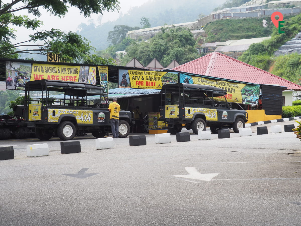 ATV & Jeep Station At Kuala Terla Plantation