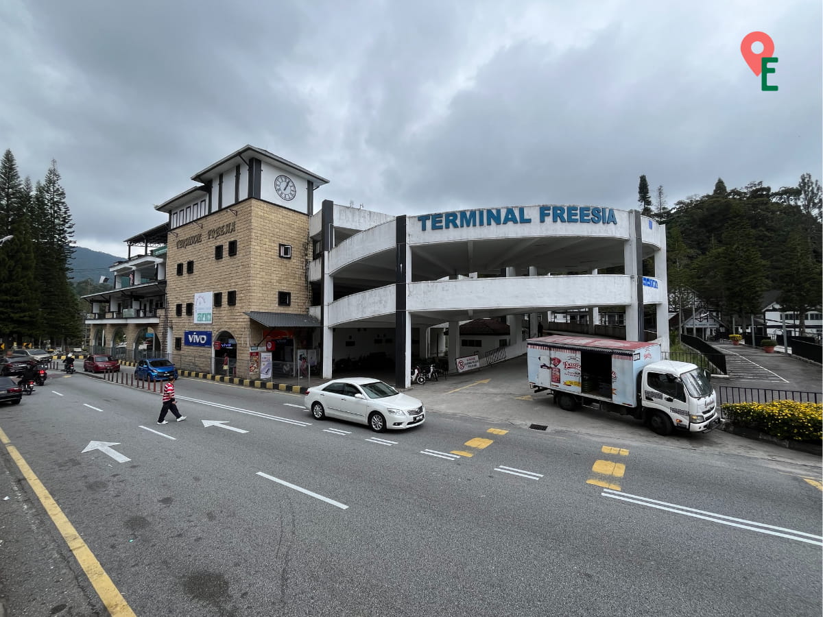 Bus Terminal At Tanah Rata, Cameron Highlands