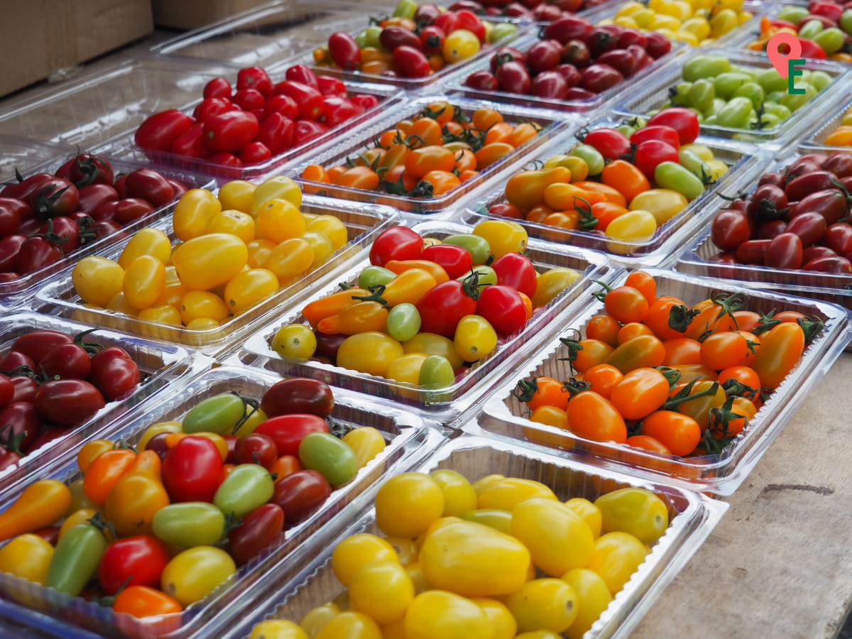 Colorful Tomatoes At Brinchang Night Market