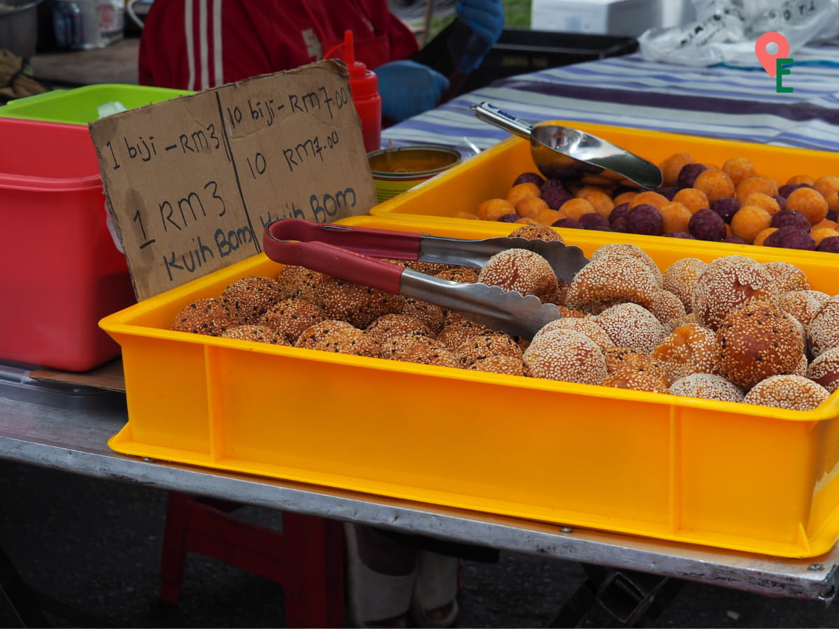 Deep Fried Snacks For Sale At Brinchang Night Market