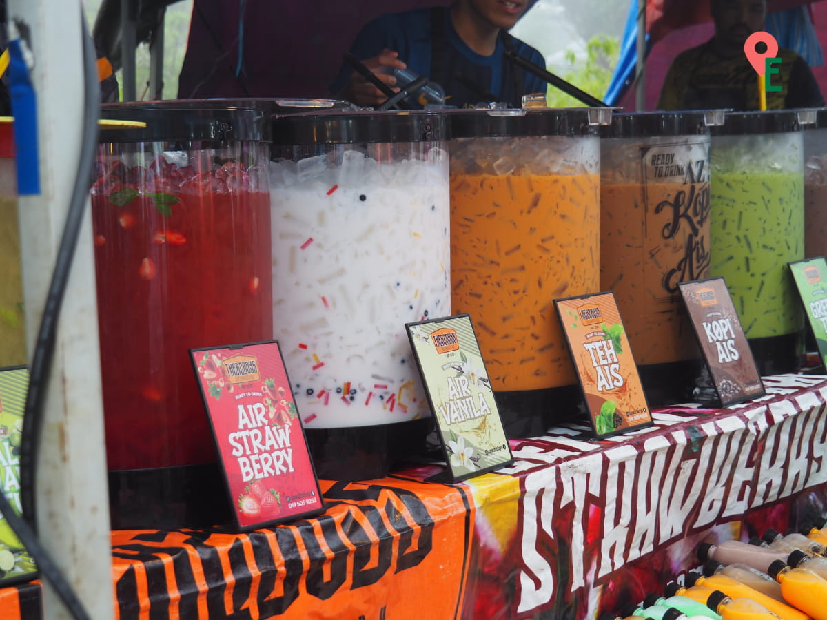 Iced Drinks For Sale At Brinchang Night Market