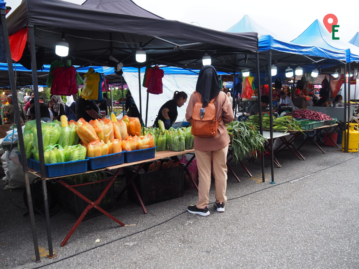 Vegetable Stall At Brinchang Night Market