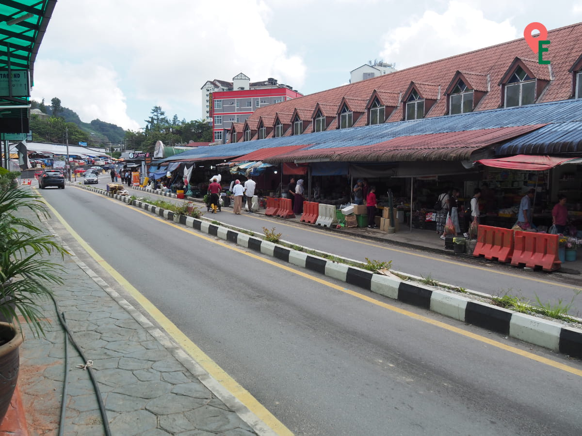 Visitors Walking Along Kea Farm Market